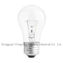 A15 48mm Clear Glass Incandescent Bulb with CE&RoHS